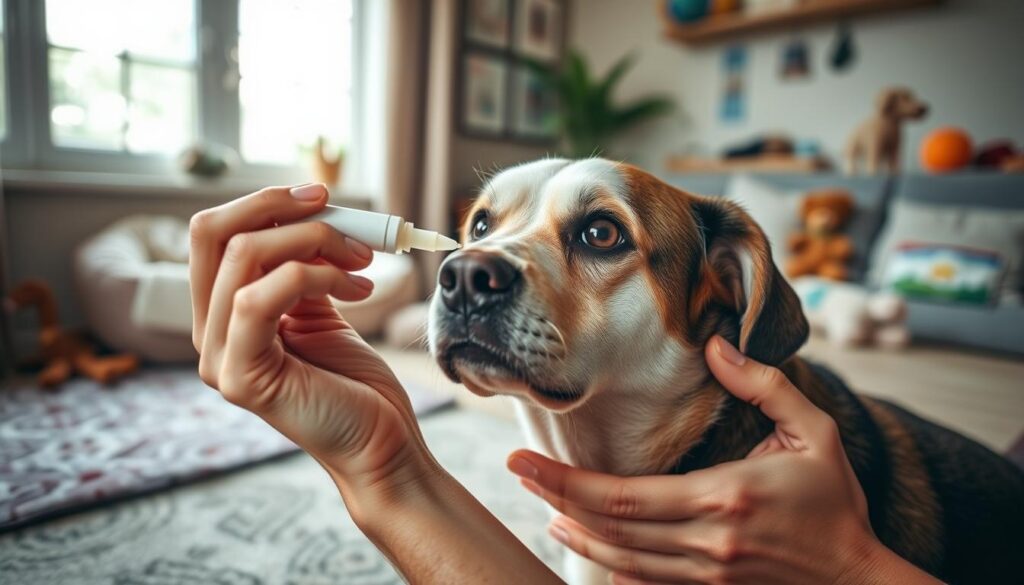 canine eye care routine