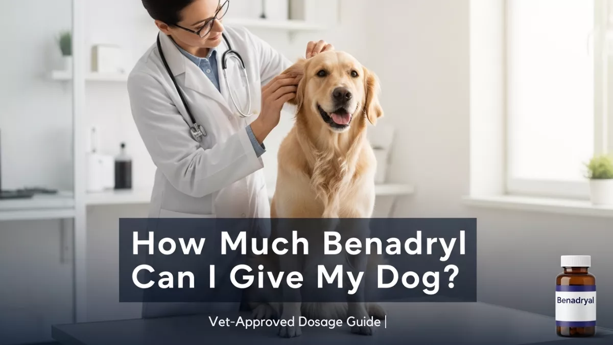 “How much Benadryl can I give my dog – vet-approved dosage chart